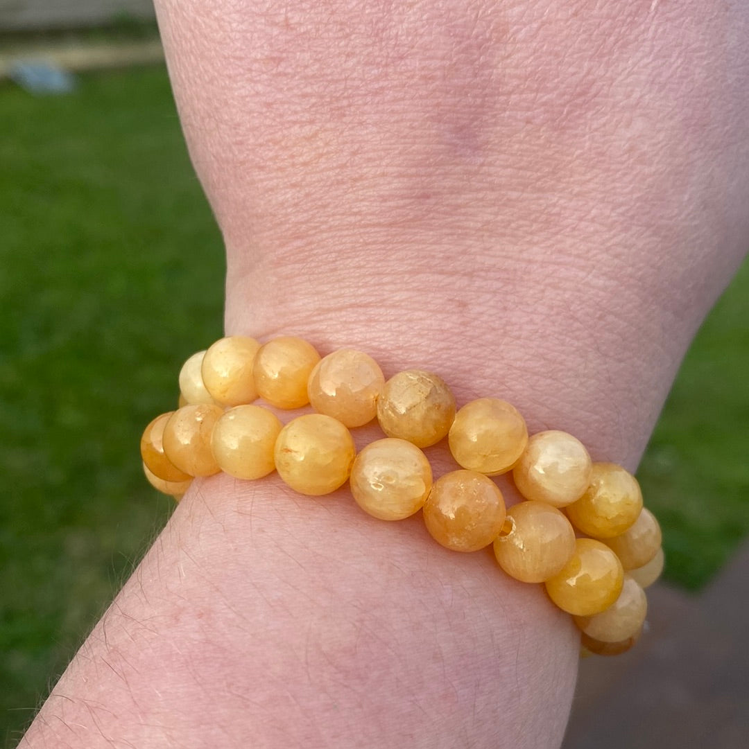 Honey 2025 calcite bracelet